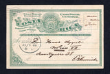 COSTA RICA 1903 TRAVELLING POST OFFICES