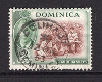 DOMINICA - 1951 - CANCELLATION: 2c red brown & deep green GVI issue used with good strike of COLIHAUT cds dated 12 OCT 1953. (SG 122)  (DMN/40501)