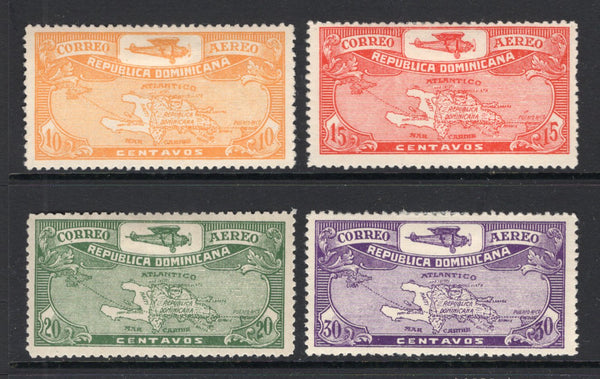 DOMINICAN REPUBLIC - 1930 - AIRMAILS: 'Airmail' issue the set of four fine mint. (SG 271/274)  (DOM/37855)