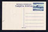 DOMINICAN REPUBLIC - 1949 - POSTAL STATIONERY: 2c blue postal stationery viewcard (H&G 19) with view 'Ruins of Columbus's Alcazar'. A fine unused example.  (DOM/9951)