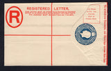 GRENADA - 1929 - POSTAL STATIONERY: 3d dark blue on creamy white GV postal stationery registered envelope (H&G C7, size F). A fine unused example.  (GRE/27374)