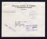 GUATEMALA 1947 OFFICIAL MAIL & REGISTRATION