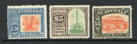 GUATEMALA - 1921 - DEFINITIVES: 'Waterlow' high value definitive issue the set of three fine mint. (SG 169/171)  (GUA/4468)