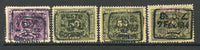 HAITI - 1919 - PROVISIONAL ISSUE: 'Postage Due' PROVISIONAL issue the set of four fine mint. (SG D290/D293)  (HAI/34034)
