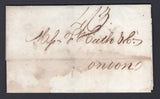 HAITI 1825 DISINFECTED MAIL