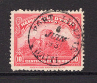 HAITI - 1931 - CANCELLATION: 10c carmine 'Christophe's Citadel' issue fine used with superb strike of FORT LIBERTE cds dated 1931. Scarce. (SG 300)  (HAI/5292)