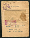 HONDURAS 1913 REGISTRATION