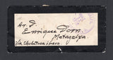 HONDURAS 1910 BISECT & DESTINATION