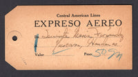HONDURAS 1927 PRIVATE AIRMAIL COMPANIES