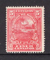 HONDURAS - 1911 - VARIETY: 5c carmine 'Hass' issue perf 12, a fine unused copy. Difficult & underrated stamp. (SG 142a)  (HON/5562)