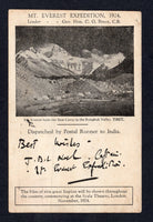 INDIA 1924 EVEREST EXPEDITION MAIL