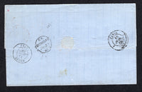 INDIA 1868 VIA SUEZ MAIL
