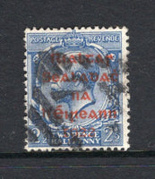 IRELAND - 1922 - CANCELLATION: 2½d bright blue GV issue with 'Provisional Government of Ireland 1922' first DOLLARD overprint in red used with Diamond '72' numeral cancel of BRAY. This Victorian period cancel was put back into provisional use during the transition period. Very scarce. (SG 4b)  (IRE/38071)