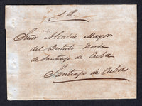JAMAICA 1820 CONSULAR MAIL