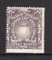 KENYA, UGANDA & TANGANYIKA - 1890 - CLASSIC ISSUES: 3r slate purple 'British East Africa' issue, a fine mint bottom marginal copy. (SG 17)  (KUT/26444)