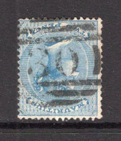 MAURITIUS - 1863 - CANCELLATION: 2d pale blue QV issue used with good strike of barred numeral '30' of BLACK RIVER. (SG 59)  (MAU/24084)