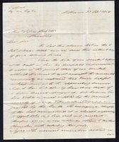 MAURITIUS 1854 INCOMING MAIL