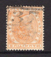 MAURITIUS - 1883 - CANCELLATION: 4c orange QV issue used with good strike of barred numeral '37' of CUREPIPE ROAD. (SG 104)  (MAU/35385)