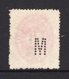 MEXICO 1887 PERFIN