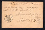 MEXICO 1887 POSTAL STATIONERY
