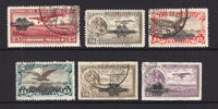 MEXICO - 1932 - AIRMAILS: AIRMAIL 'Surcharge' issue the set of six fine cds used. (SG 517/522)  (MEX/5517)