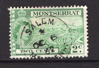 MONTSERRAT - 1953 - CANCELLATION: 2c green QE2 issue used with fine strike of SALEM cds dated OC 6 1962. (SG 138)  (MNT/40504)