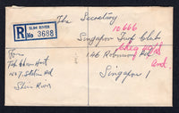 MALAYA - PERAK 1960 REGISTRATION & CANCELLATION