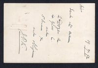 NORTH BORNEO 1892 POSTAL STATIONERY