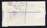 NEW ZEALAND 1940 REGISTRATION & CANCELLATION