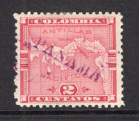 PANAMA - 1903 - MAP ISSUE: 2c carmine MAP issue with 'Second Colon' overprint in violet. A fine mint copy with variety OVERPRINT DIAGONAL. Underrated issue. (SG 83, Heydon #152b)  (PAN/21676)