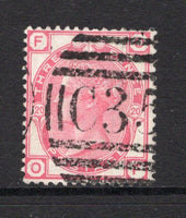 PANAMA - 1873 - BRITISH POST OFFICES: 3d rose QV issue of Great Britain, Plate 20 used with good strike of barred numeral 'C35' of the British P.O. in PANAMA CITY. (SG Z82)  (PAN/37898)