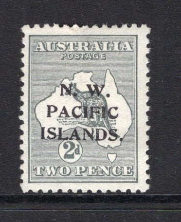 PAPUA NEW GUINEA - 1915 - N.W. PACIFIC ISLANDS ISSUE: 2d grey 'Roo' issue with 'N. W. PACIFIC ISLANDS' overprint Type 'a', a fine mint copy. (SG 73)  (PAP/15303)