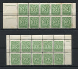 PARAGUAY 1904 POSTAGE DUE & MULTIPLE