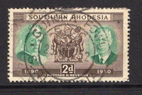RHODESIA - SOUTHERN RHODESIA - 1950 - CANCELLATION: 2d green & brown GVI issue used with good strike of GUINEA FOWL cds dated 1952. (SG 70)  (RHO/17236)