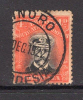 RHODESIA - 1913 - CANCELLATION: 4d black & orange red 'Admiral' issue, perf 14, a fine used copy with good strike of INORO cds dated DEC 1922. Very scarce, this office only operated between September 1913 and September 1931. (SG 261)  (RHO/33459)
