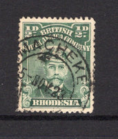 RHODESIA - 1922 - CANCELLATION: ½d dull green 'Admiral' issue, perf 14, a fine used copy with MACHEKE cds dated 5 NOV 1923. (SG 282)  (RHO/40890)