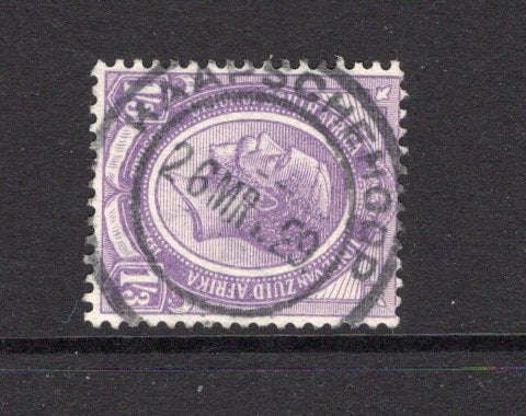 SOUTH AFRICA - 1913 - CANCELLATION: 1/3 violet 'GV Head' issue, a fine used copy with superb strike of KAAPSCHEHOOP cds dated 20 MAR 1929. (SG 13)  (SAF/26021)