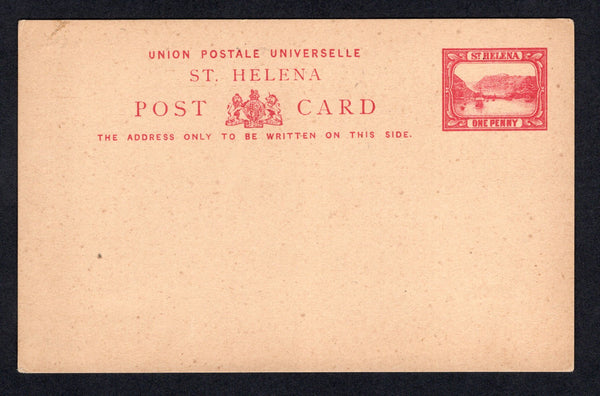 SAINT HELENA - 1896 - POSTAL STATIONERY: 1d red postal stationery card (H&G 1). A fine unused example.  (STH/22195)
