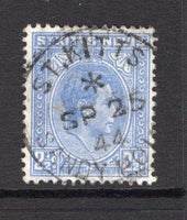 SAINT KITTS & NEVIS - 1944 - CANCELLATION: 2½d ultramarine GVI issue superb used with central ST KITTS SANDY POINT cds dated SP 25 1944. Scarce. (SG 72)  (STK/2263)