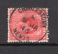 SAINT KITTS & NEVIS - 1938 - CANCELLATION: 1d carmine GVI issue used with fine strike of CHARLESTOWN NEVIS cds dated 5 JAN 1946. (SG 69a)  (STK/32710)