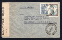 TRINIDAD & TOBAGO 1942 CENSORED MAIL