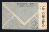 TRINIDAD & TOBAGO - 1942 - CENSORED MAIL: Airmail cover from Argentina franked with 1936 15c dull blue and 1p light blue & chocolate (SG 655 & 660a) tied by ROSARIO 7 (LUDUENA) S.FE cds's dated 9 MAR 1942. Addressed to USA, censored in Trinidad with printed black on white 'OPENED BY EXAMINER 8088' censor strip with 'I E /-' handstamp in purple and good strike of circular 'IC  TRI' censor marking on reverse dated 13 MAR 42.  (TRI/39347)