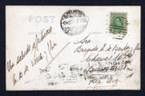 URUGUAY - 1938 - POSTCARD & SWISS COLONY: Real photographic PPC 'Colonia Suiza (Rep.O. del Uruguay) - Puente Carretero' franked on message side with 1933 3c green (SG 690) tied by barred numeral 'F 43' with N. HELVECIA cds alongside dated 27. 4. 1938. Addressed to ARGENTINA.  (URU/38063)
