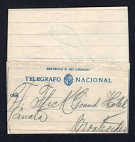 URUGUAY 1931 TELEGRAM