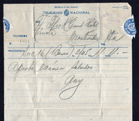 URUGUAY 1931 TELEGRAM